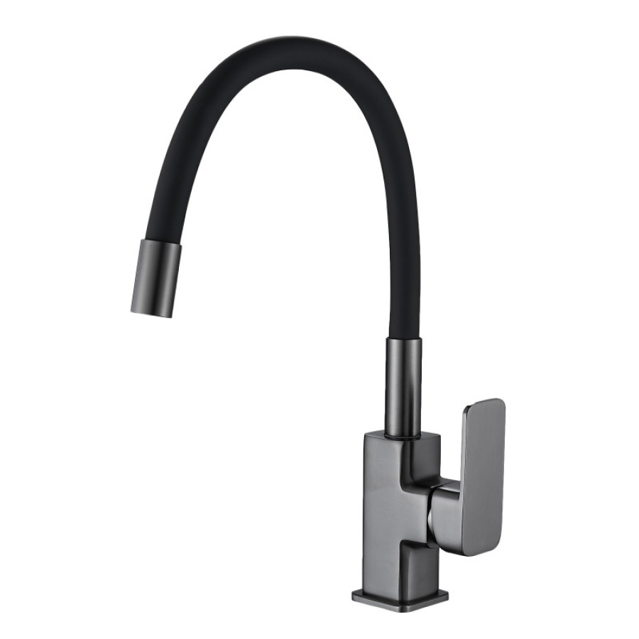 Смеситель для кухни Globus Lux Milano GLM-0203LR-11-GRAPHITE - фото 1