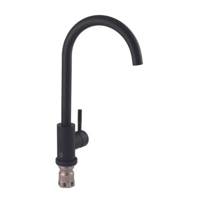 Змішувач для кухні Lidz Aria 015F (k35) (12 32 015F-8) Black