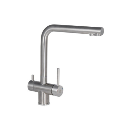 Смеситель для кухни Lidz Aria 020F1, Nickel (k35) с подключением для питьевой воды LDARI020F1NKS43359