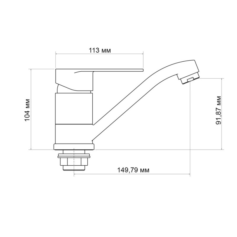 Смеситель для кухни Lidz Tani 003M (k40) LDTAN003MCRM44969 Chrome - фото 4