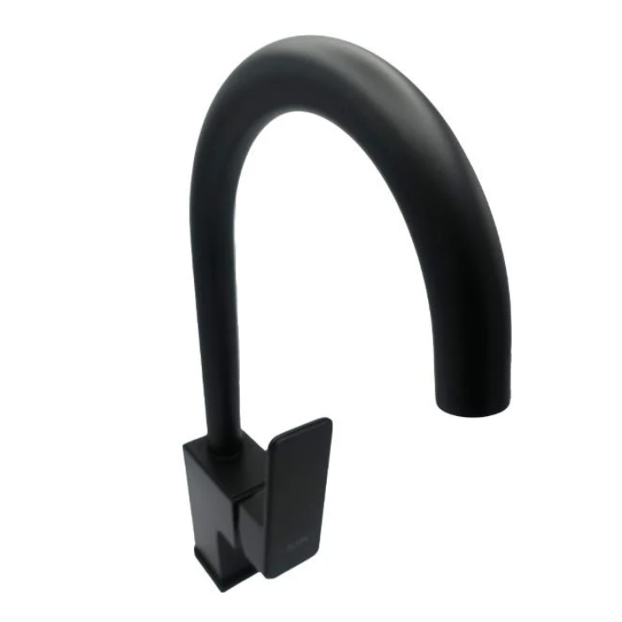 Змішувач для мийки, латунь чорний матовий AIM DG00750 matte black - фото 3