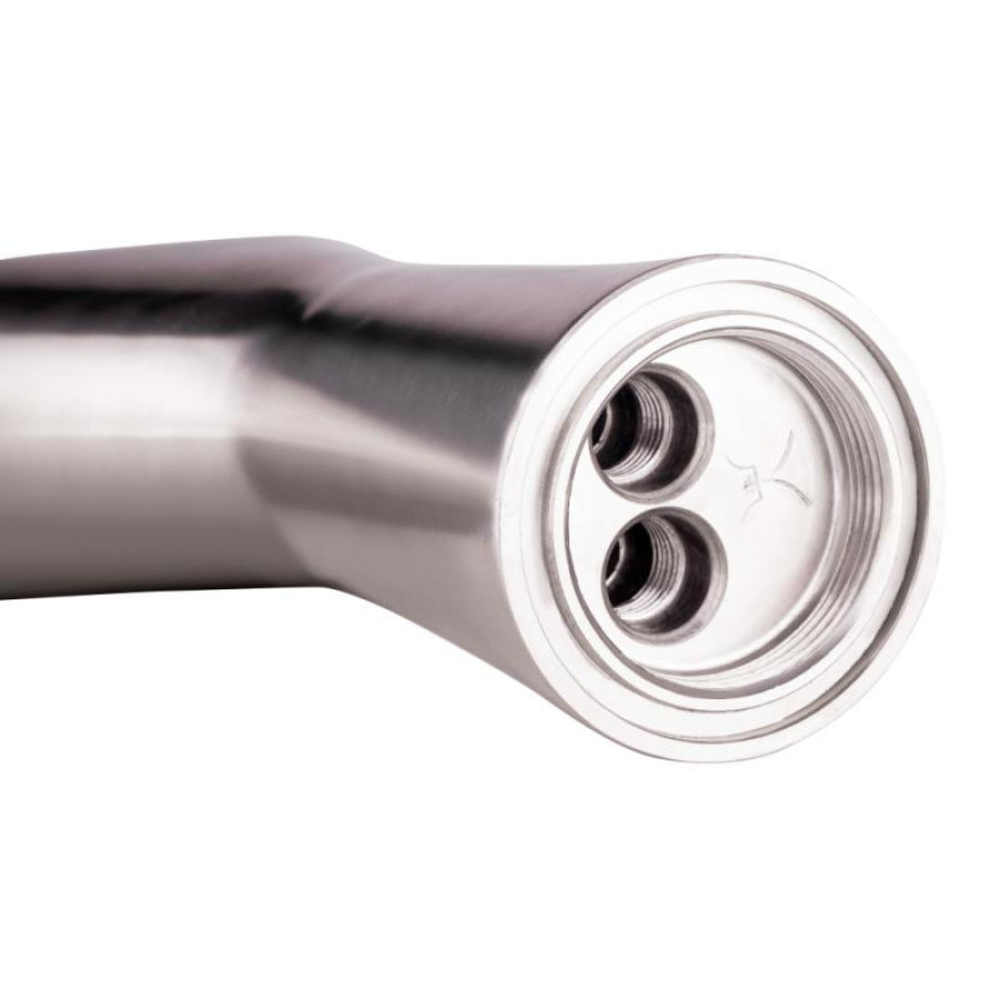 Смеситель для раковины Lidz Vida 001F низкое излияние Nickel (k35) - фото 4