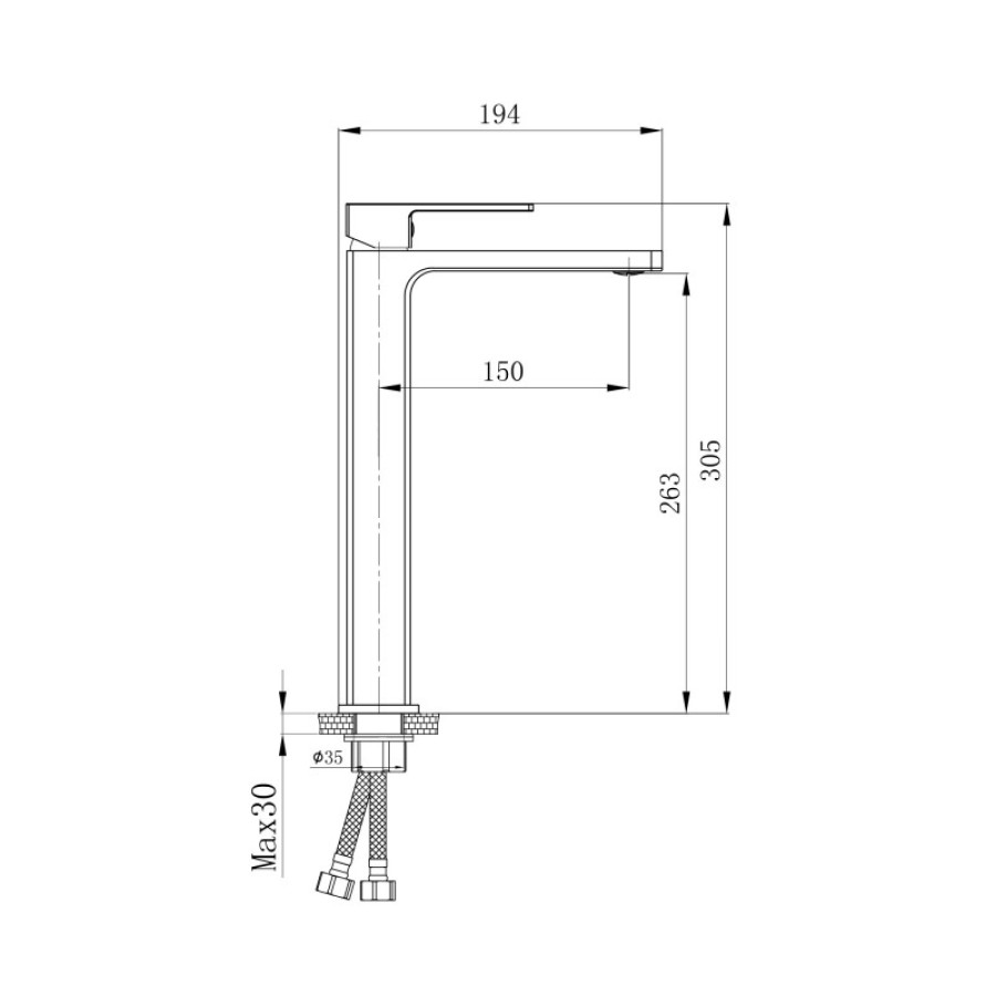 Смеситель для раковины Qtap Gemini высокий QTGEM269CRW45679 Chrome/White - фото 4