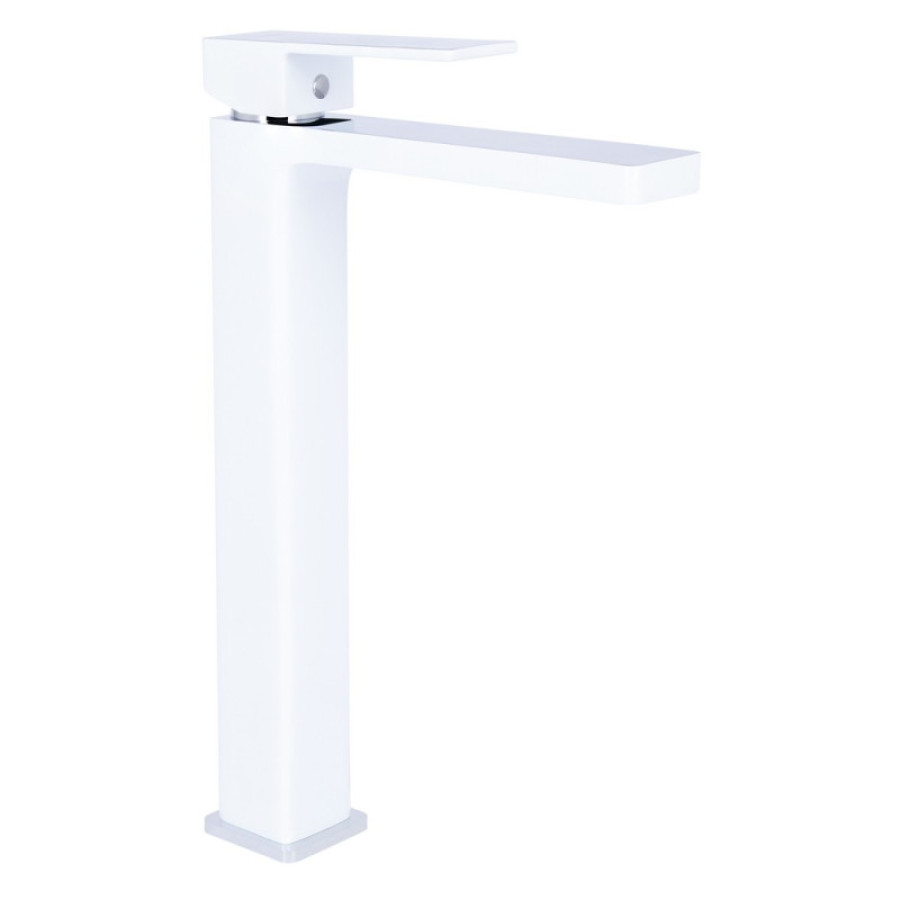 Смеситель для раковины Qtap Gemini высокий QTGEM269CRW45679 Chrome/White - фото 1