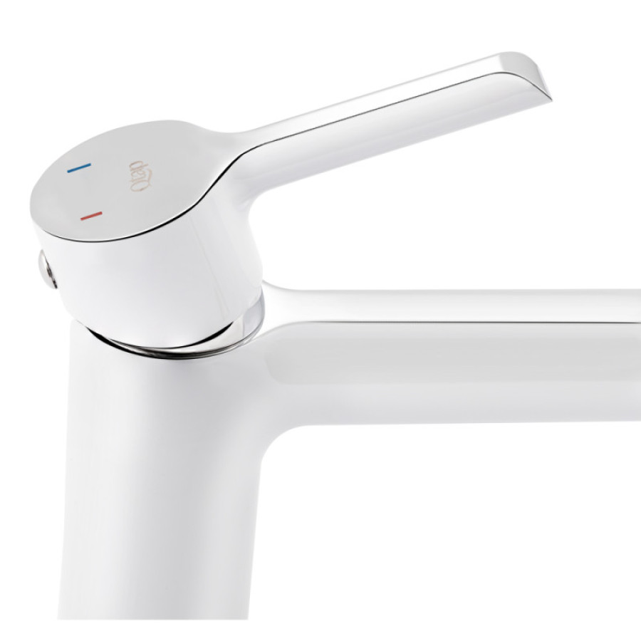 Смеситель для раковины Qtap Grand 001F низкий White (k35) - фото 2