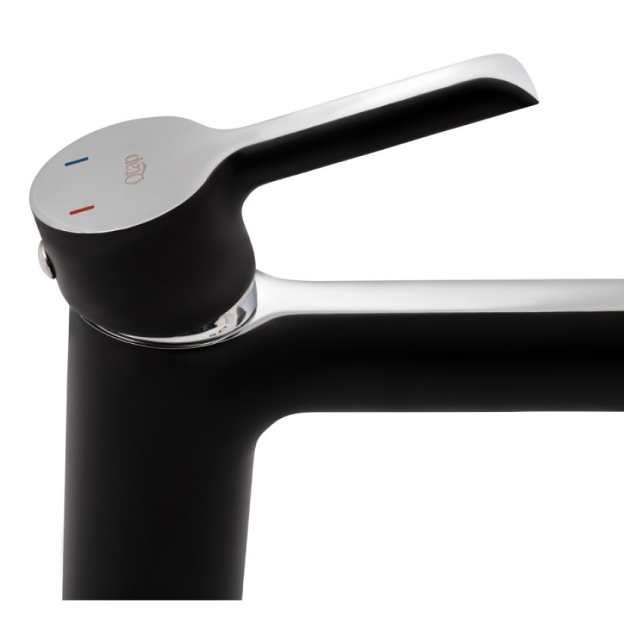 Смеситель для раковины Qtap Grand QTGRABCR001F Black Matt - фото 3