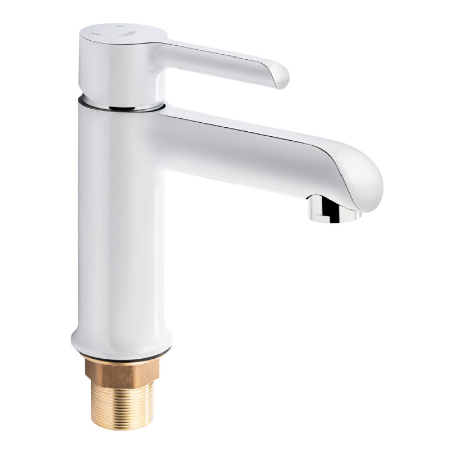Смеситель для раковины Qtap Grand QTGRAWCR001F White - фото 1