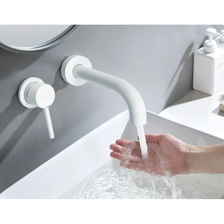 Змішувач для раковини Rea Lungo white+ Box - фото 2