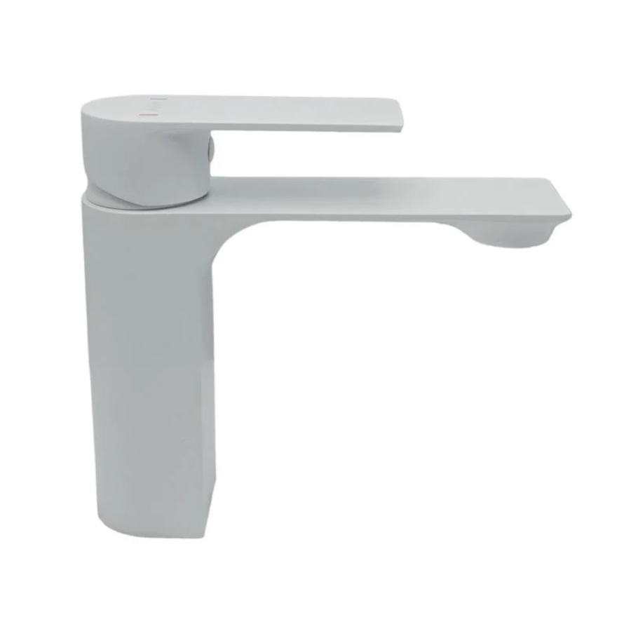 Змішувач для раковини, латунь білий AIM DG01110 frosted white - фото 2