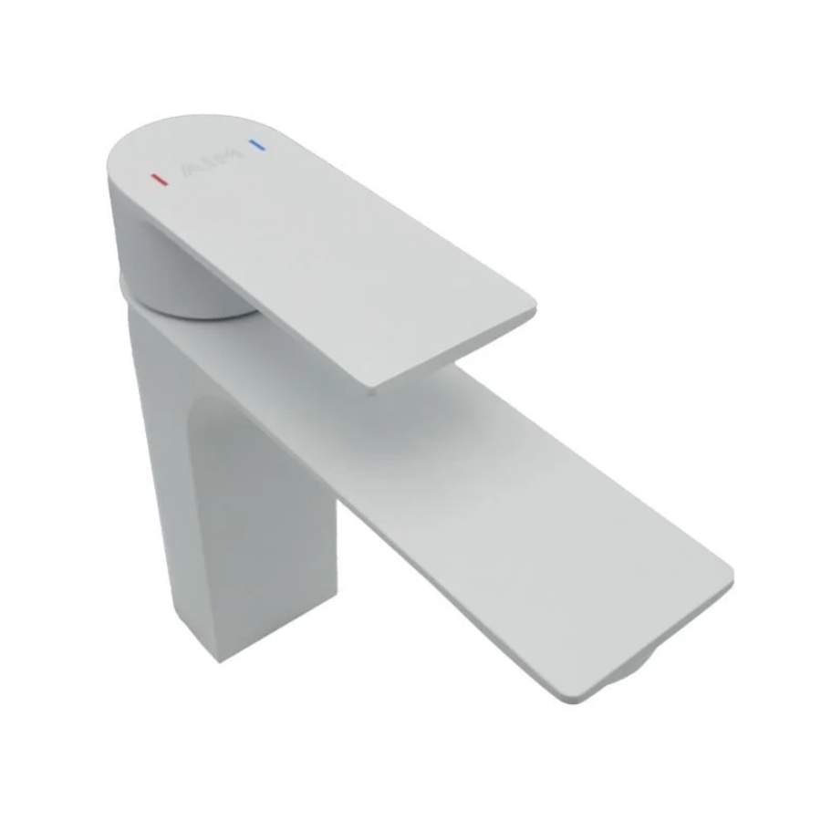 Змішувач для раковини, латунь білий AIM DG01110 frosted white - фото 3