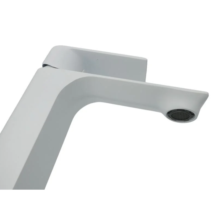 Змішувач для раковини, латунь білий AIM DG01110 frosted white - фото 5