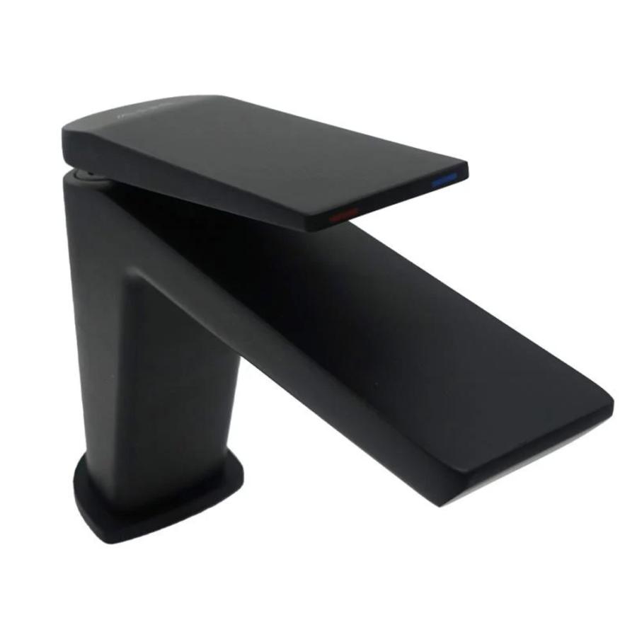 Змішувач для раковини, латунь чорний матовий AIM DG08910 matte black - фото 3