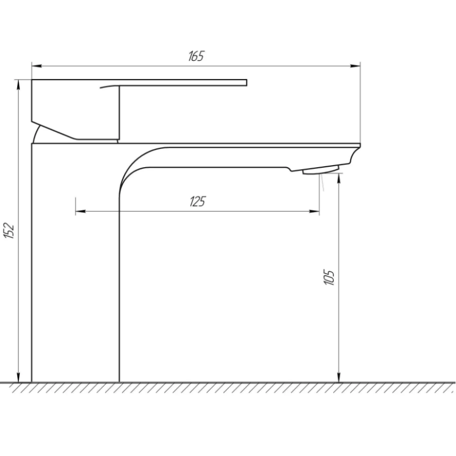 Смеситель для ванны Globus Lux Niagara GLN-0101 - фото 6