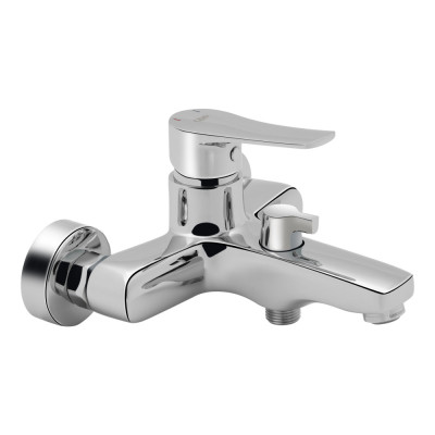 Змішувач для ванни Qtap Terezín 3024101GC з коротким виливом