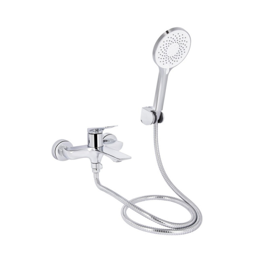 Смеситель для ванны Vlasta New (с душевым гарнитуром) QTVLA259CRM45642 Chrome Qtap - фото 1
