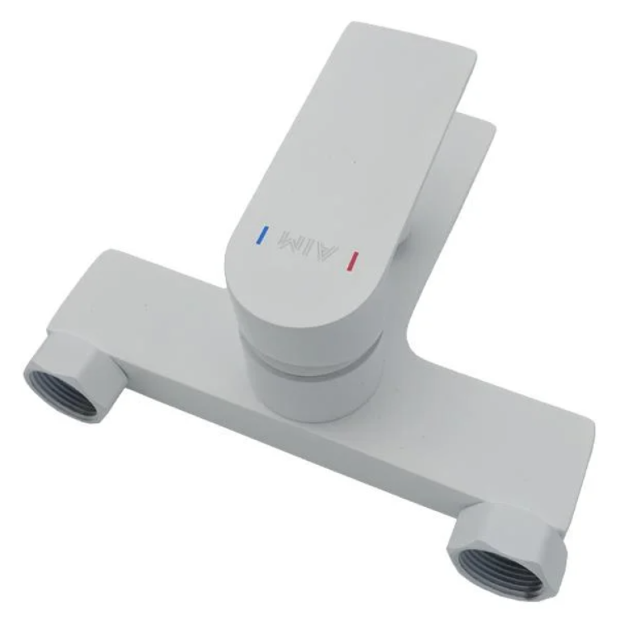 Змішувач для ванни, латунь білий AIM DG1130 frosted white - фото 4