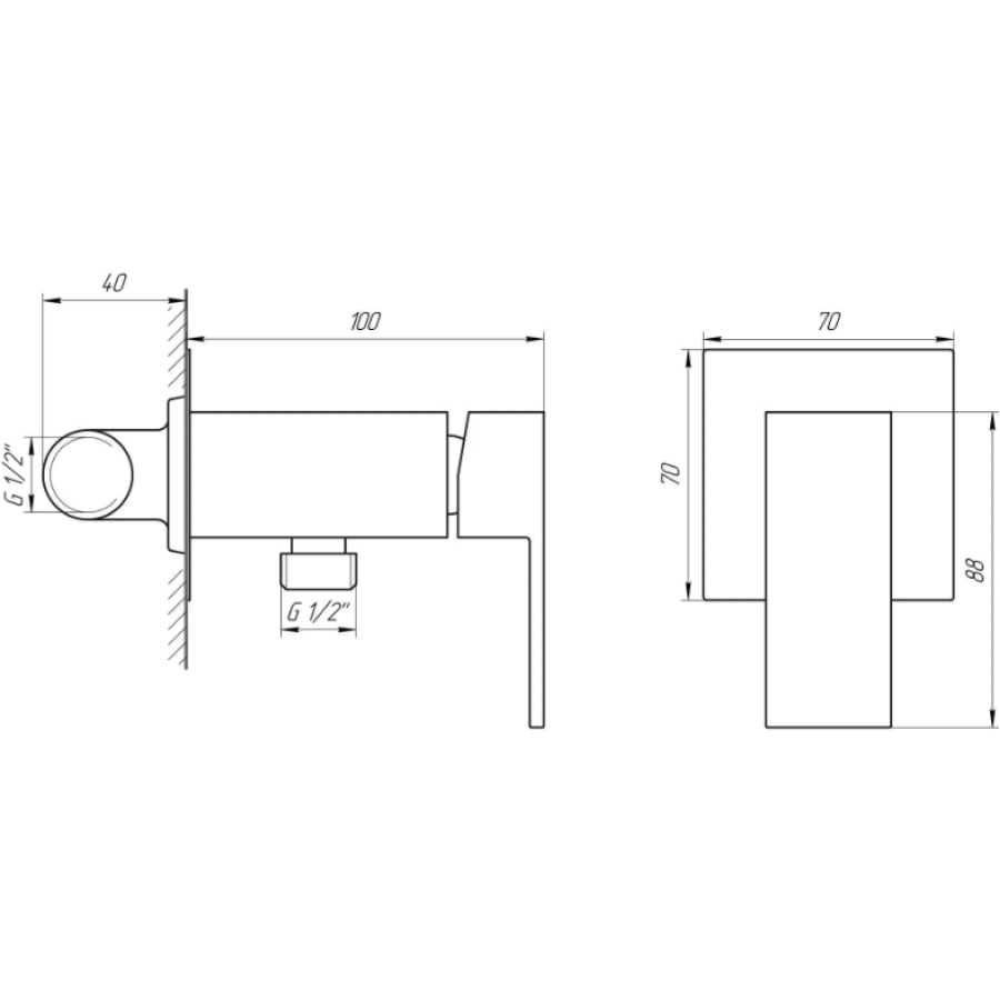 Змішувач гігієнічний Globus Lux Milano GLM-0-106 - фото 8