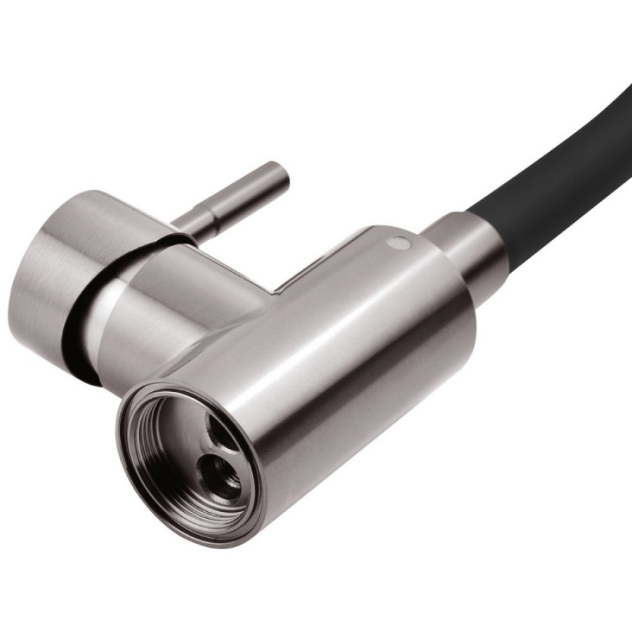 Смеситель кухня катридж Kroner нерж. KRP Edelstahl Klassisch-PVD035BLK - фото 4