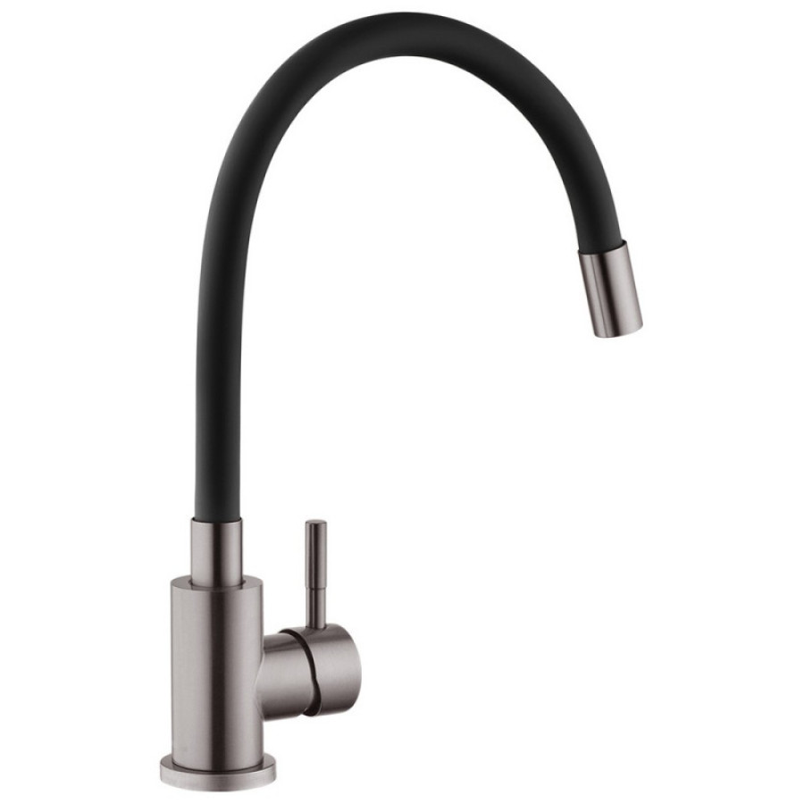 Смеситель кухня катридж Kroner нерж. KRP Edelstahl Klassisch-PVD035BLK - фото 8