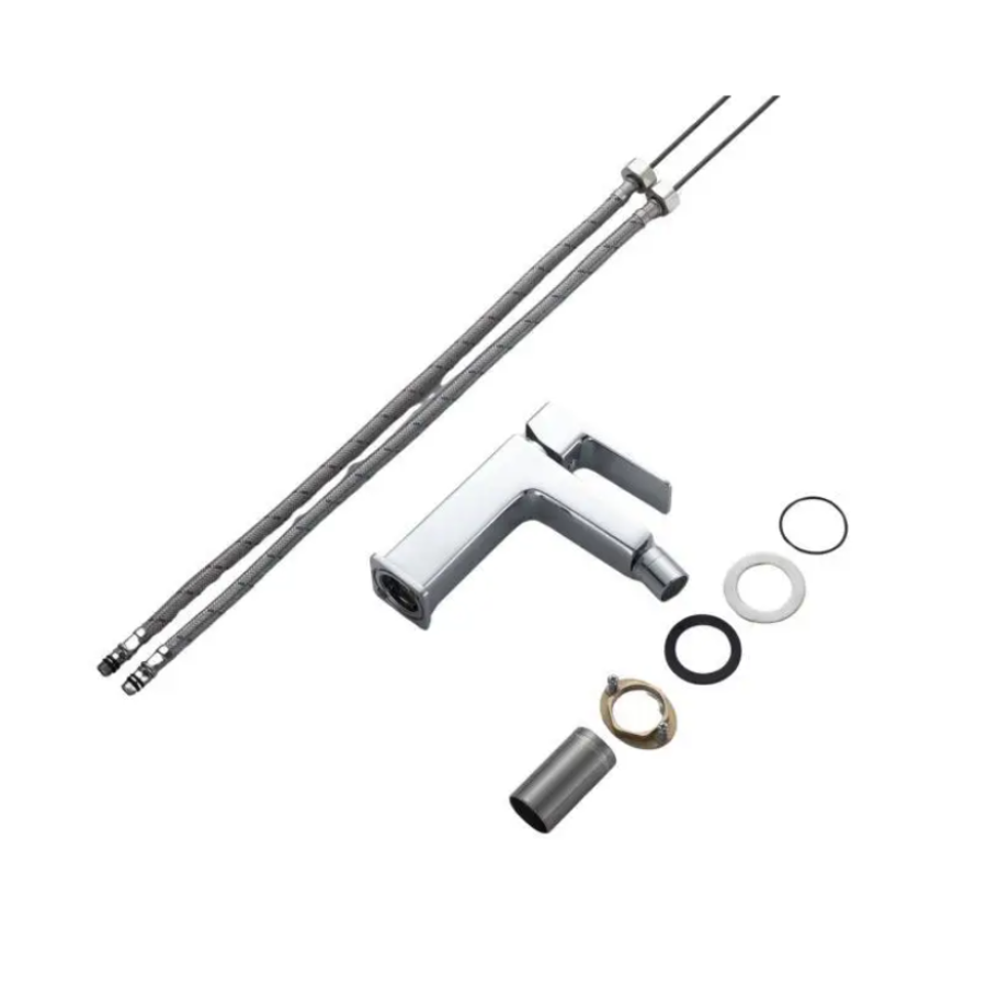 Смеситель латунный для биде Lidz Orion 001AF, Chrome (k25) LDORI001AFCRM48095 - фото 2