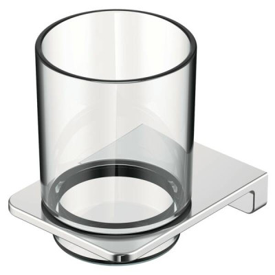 Стакан Devit Do It 4030120C с держателем, хром