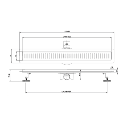 Трап 06 INOX SS304L Double Lock 100*100 ASG