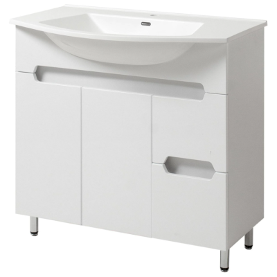 Тумба Эстель 85 Т-19 с умывальником "Эстель" (искусственный камень)