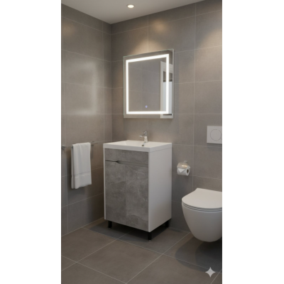 Тумба Loft Д2 до усл.idea-60 (бетон)