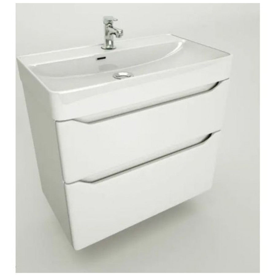 Тумба Parla ТН2-65 біла з умивальником Parla 65*38 - фото 1