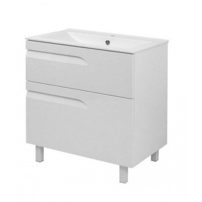 Тумба Скай-100 белая (Элит-100G) на ножках