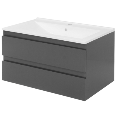 Тумба подвесная Venedig-80 АНТРАЦИТ (ЭлитG80)