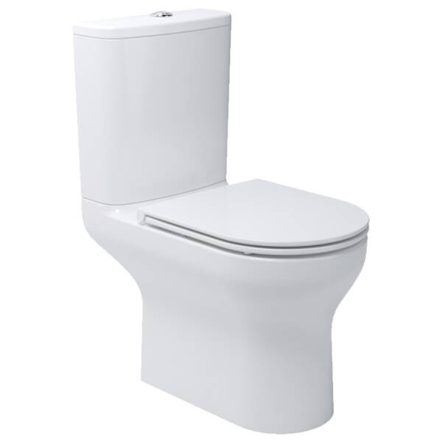 Унитаз-компакт Devit 5810020 Life с крышкой soft-close безобедочный, Vortex Flush, белый (1 сорт) - фото 1