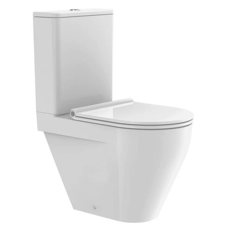 Унитаз-компакт Devit Laguna 3010110 Clean Pro с сиденьем из дюропласта Soft Close quick-fix - фото 1