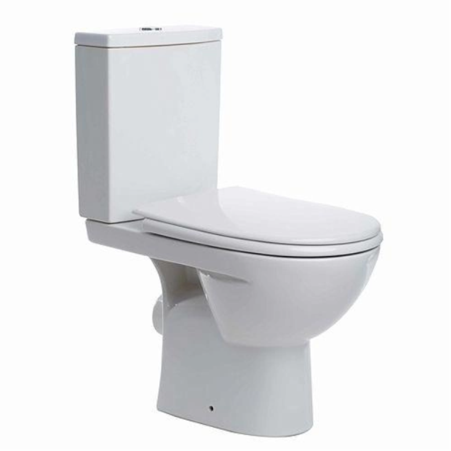 Унітаз-компакт Kolo Status 2395050ua 3/6л із сидінням з дюропласту Soft close, Click2Clean - фото 1