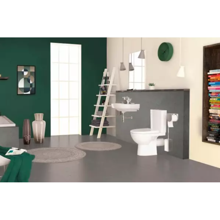 Унитаз-компакт Kolo Status 2395250ua с сиденьем из дюропласта Soft close, Click2Clean - фото 2