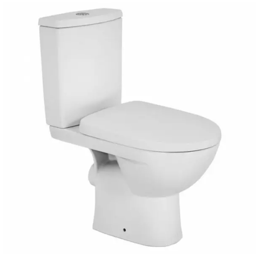 Унитаз-компакт Kolo Status 2395250ua с сиденьем из дюропласта Soft close, Click2Clean - фото 1