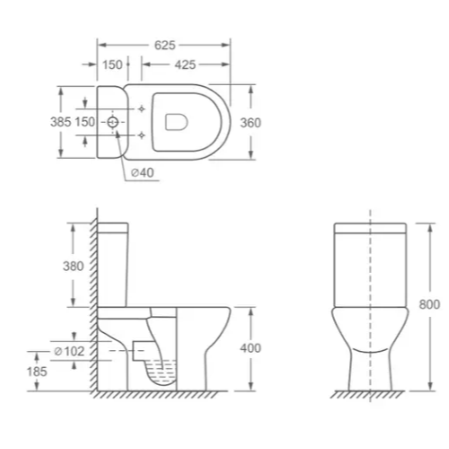 Унитаз-компакт безобедочный с крышкой DEVIT 3020147 Basic Round soft-close, белый - фото 4