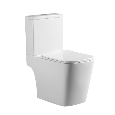 Унитаз компакт керамика TOSCANA (чаша+бачок) RIMLESS с сиденьем UF 650*365*785