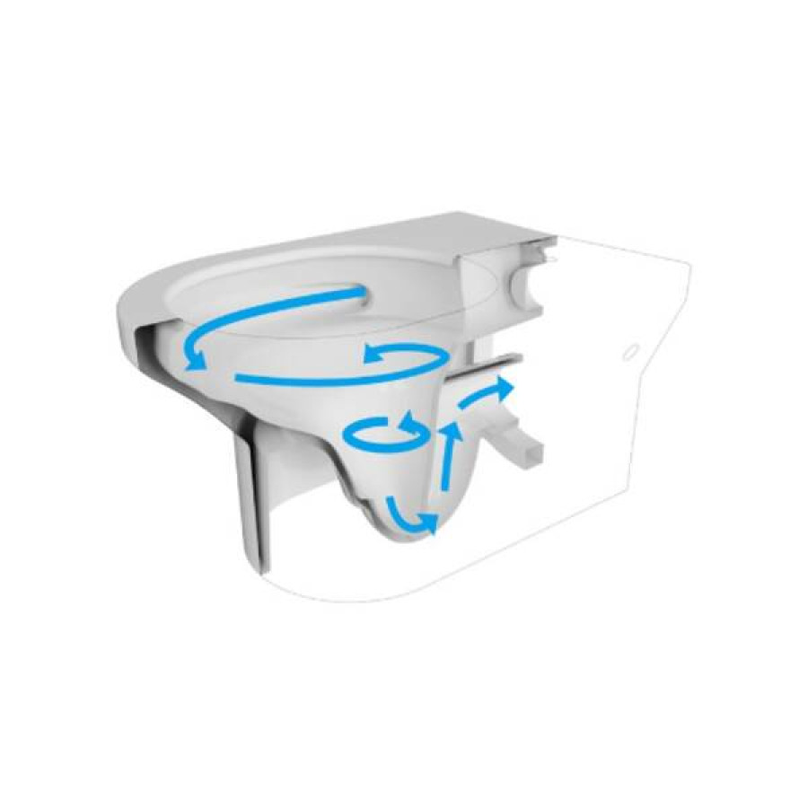 Унитаз подвесной Devit 3030140B ART 3.0 с крышкой soft-close, Vortex Flush, черный мат - фото 2