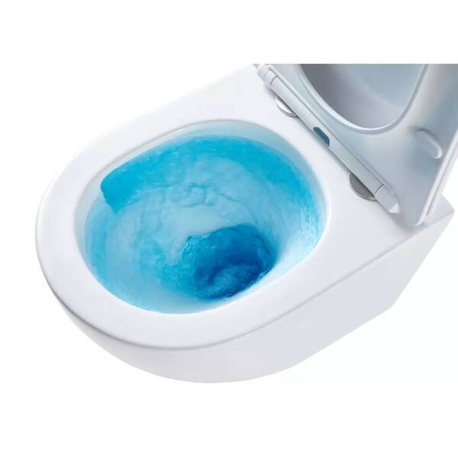 Унитаз подвесной Devit 495*365*365 с крышкой soft-close, Vortex Flush, белый глянец - фото 2