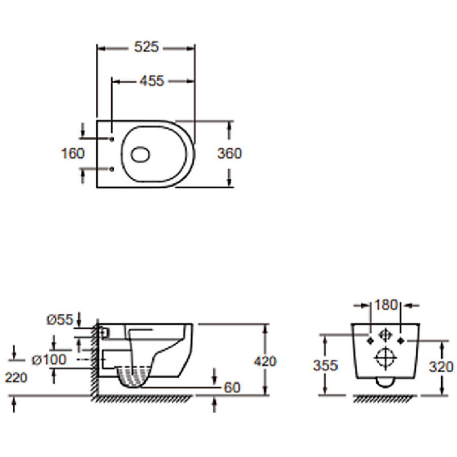 Унитаз подвесной Devit Art 3.0 3030140 безобедочный с крышкой soft-close, Vortex Flush, белый - фото 3