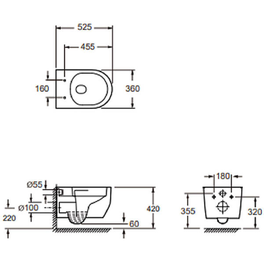 Унитаз подвесной Devit Do It 4010510 безобедочный с крышкой soft-close, Vortex Flush, белый гл - фото 2