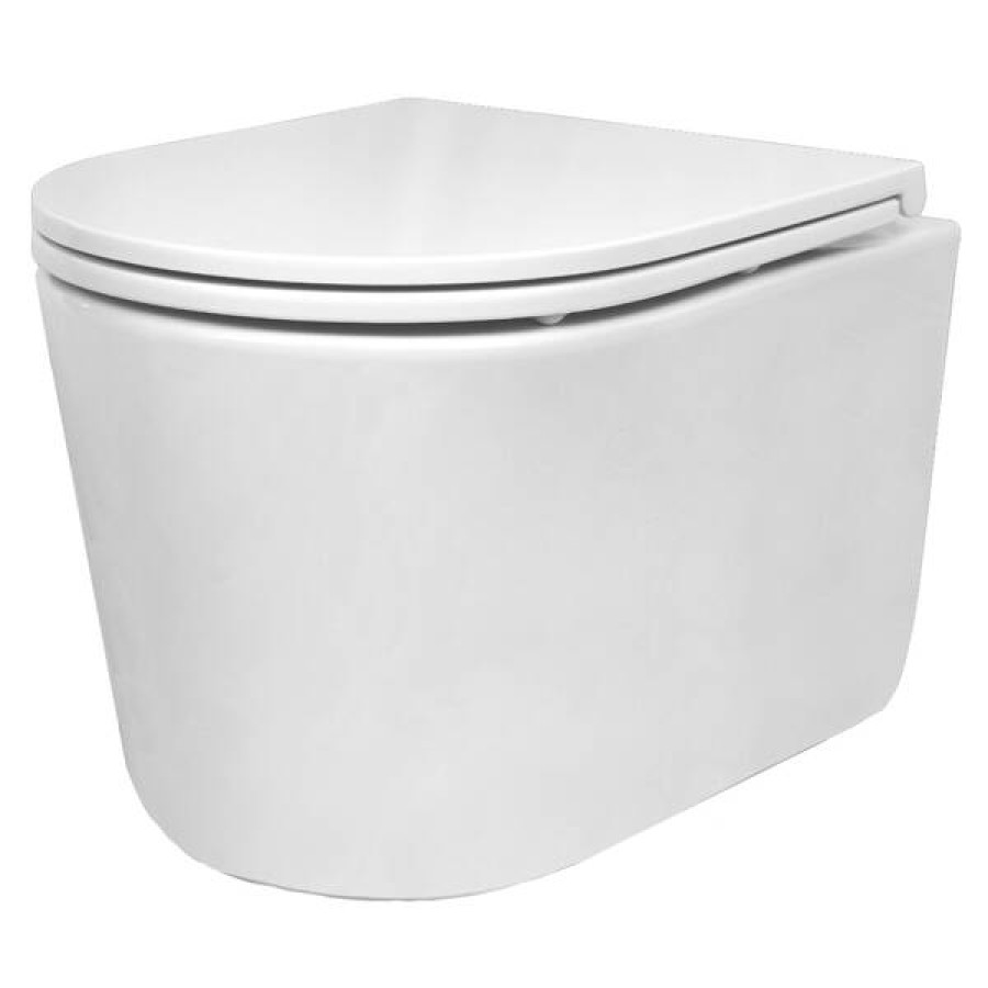 Унитаз подвесной Devit Style 320150 безобедочный Vortex Flush с крышкой soft close - фото 1