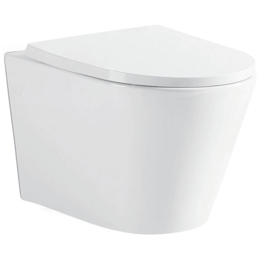 Унитаз подвесной Primera 8320021 Topic 2.0 без ободка + крышка Soft Close - фото 1
