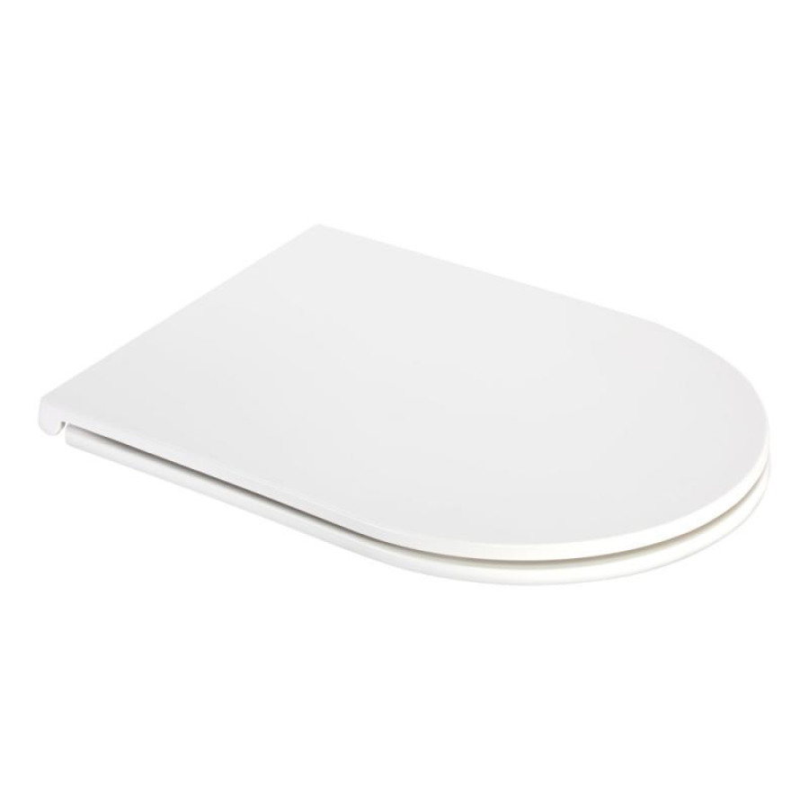 Унитаз подвесной Qtap Robin Ultra Quiet сиденье Slim Duroplast/ Soft-close/ Quick relase 490x370x360 - фото 7