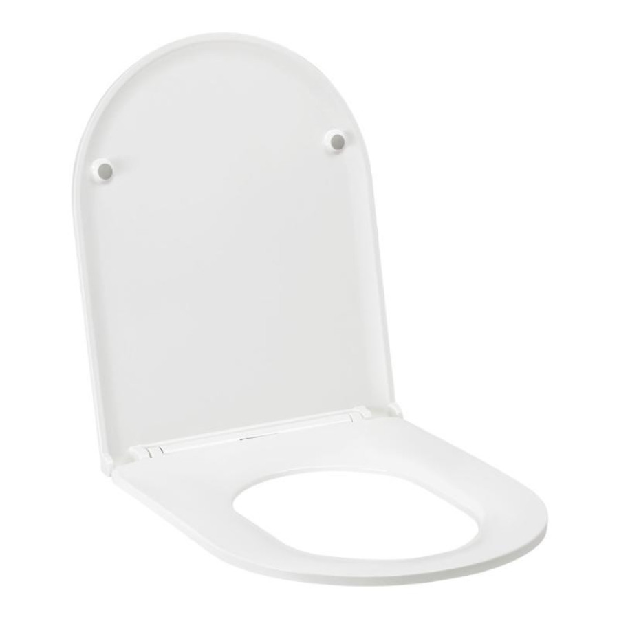 Унитаз подвесной Qtap Robin Ultra Quiet сиденье Slim Duroplast/ Soft-close/ Quick relase 490x370x360 - фото 8