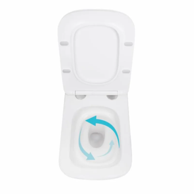 Унітаз підвісний Qtap Tern Ultra Quiet 490x365x325 mm з сидінням Slim Duroplast/ Soft-close