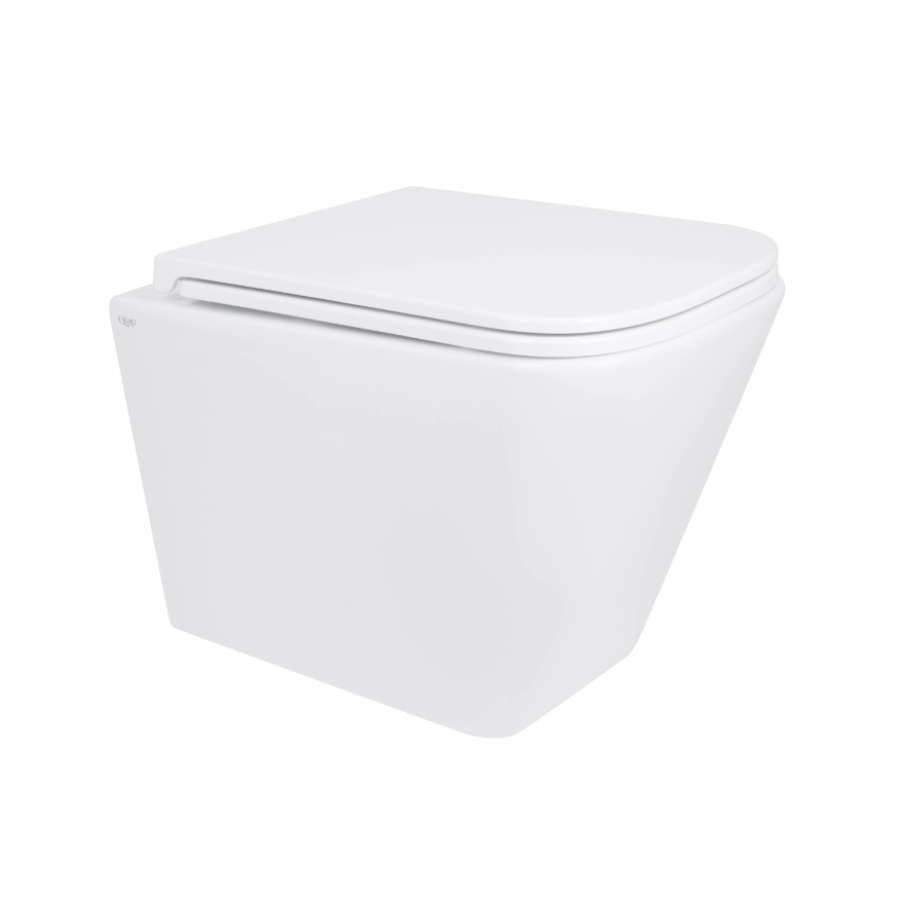 Унитаз подвесной Qtap Tern Ultra Quiet 490x365x325 mm с сиденьем Slim Duroplast/Soft-close - фото 1