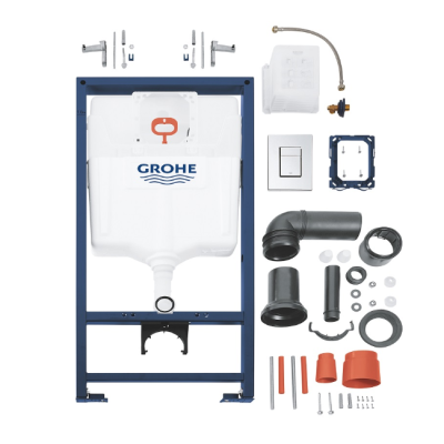 Установка для унитаза комплект 3 в 1 Rapid SL + панель Skete Cosmopolitan код 0518 Grohe