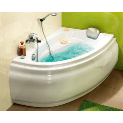 Ванна Cersanit Joanna 160x95 см права + ніжки PW01 (PW04)